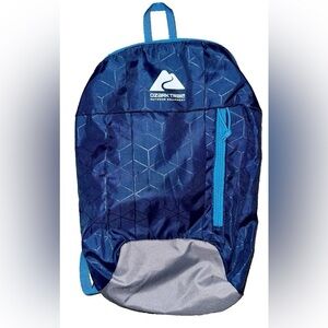Ozark Trail 10 Liter Hiking Backpack Blue & Embossed Pattern